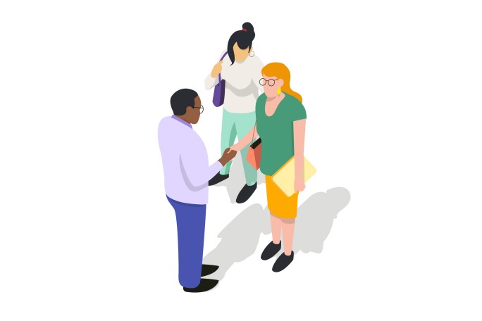 Illustration Handschlag