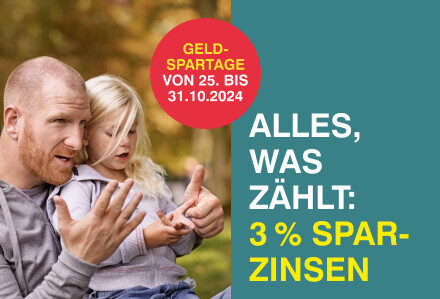 Sujet Geldspartage, Vater, Tochter