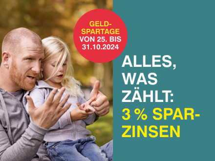 Sujet Geldspartage, Vater, Tochter